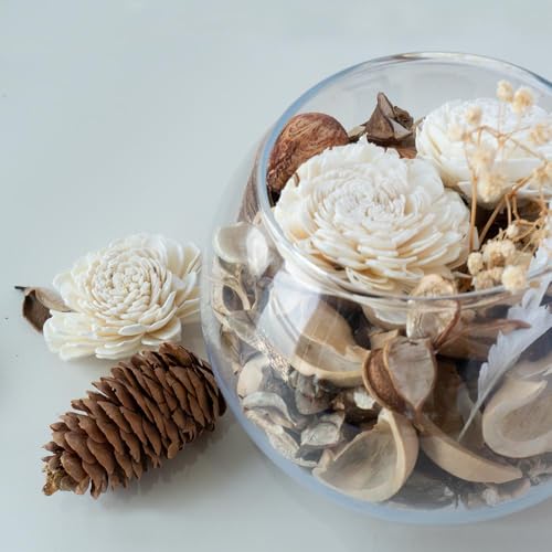 Magnolia Scented Potpourri Bowl Filler with Fragrance Oil, 10 oz