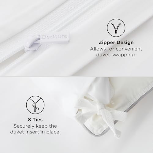 Cooling Duvet Cover Set - King Size, Bamboo Viscose, 3 Pieces