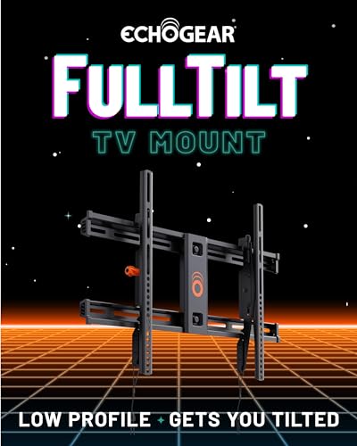 Tilting TV Wall Mount Bracket for TVs Up to 90 Inch - Low Profile Design
