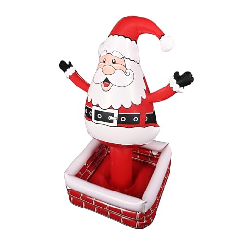 Inflatable Santa Cooler - 4ft Festive Holiday Drink Holder for Christmas Parties