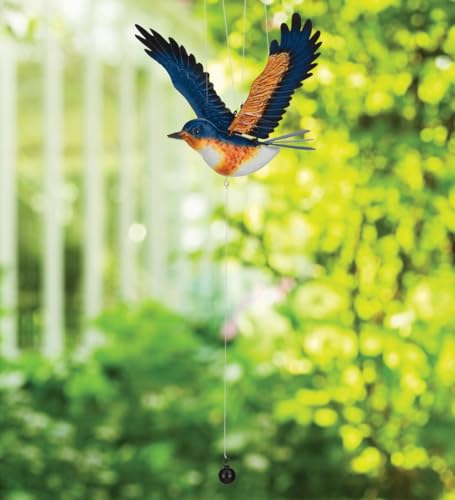 Metal Bird Garden Stake with Motion Spring Decorative Outdoor Sculpture
