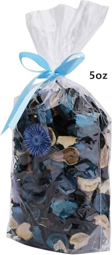 Ocean Scented Potpourri Dried Flower Petals - 3 Pack Decorative Filler