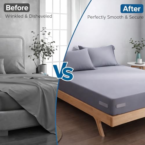 Fitted Sheet Holders - 4PCS Non-Slip Bed Sheet Grippers