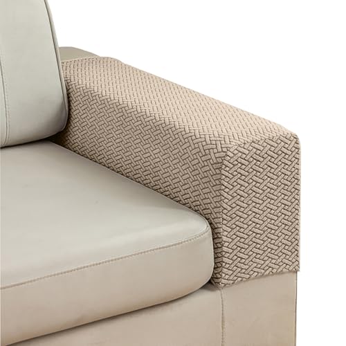 Sofa Armrest Covers Set of 2 - Stretch Polyester Protectors