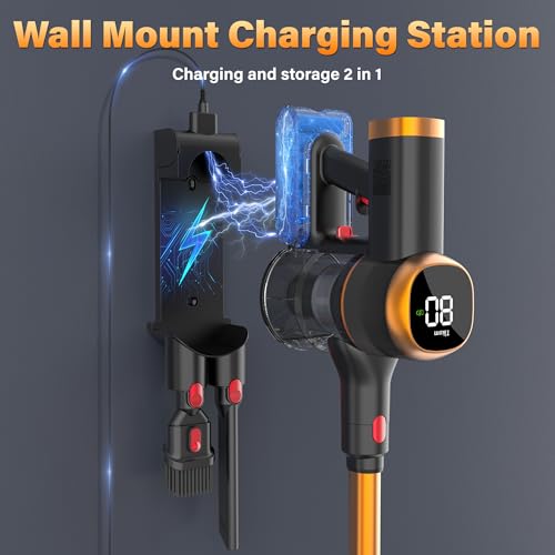 Tikom V500 Cordless Stick Vacuum Cleaner, 40Kpa 450W Lightweight Handheld