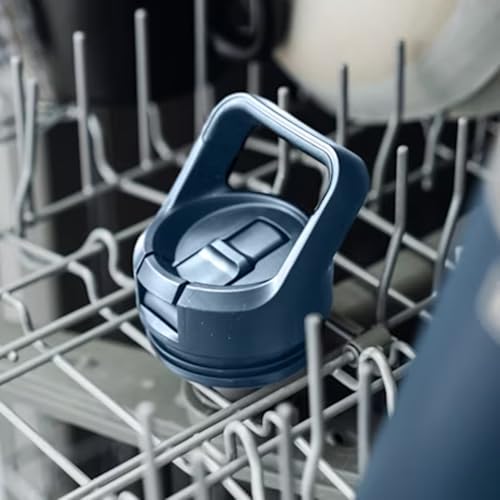 12 oz Kids Water Bottle with Straw Cap Stainless Steel
