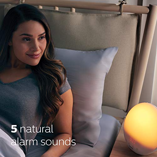 Smart Sunrise Alarm Clock & Wake-Up Light with Natural Sounds & FM Radio