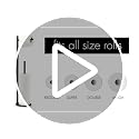 Free Standing Toilet Paper Holder Stand with Reserve Storage - Black