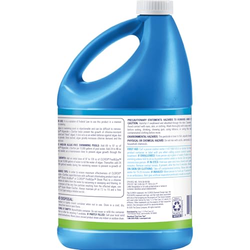 Clorox® Pool&Spa™ Swimming Pool Algaecide and Clarifier, Prevents