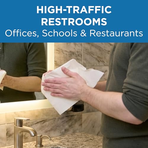 Commercial C-Fold Paper Towels, White, 10.1" x 12.7" - 10 Packs (2400 Count)