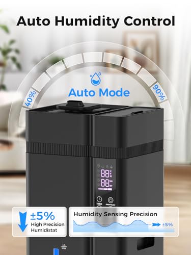 13L Large Room Humidifier with Auto Humidity Control and Aroma Diffuser