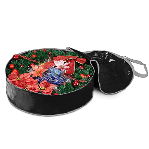 36-Inch Wreath Storage Bag for Holiday Garland and Artificial Wreaths