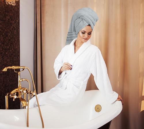 8-Piece Luxury Cotton Towel Set - 600 GSM Soft Absorbent Bath Towel Collection