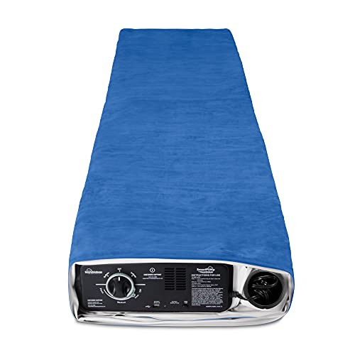 Raised Queen Air Mattress with Built-In Dual Smart Pump, 19 Inch High