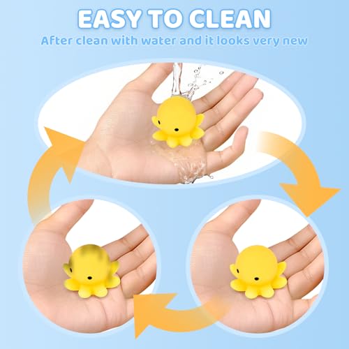 100 Pcs Mochi Squishy Toys Bulk - Sensory Fidget Toys for Party Favors