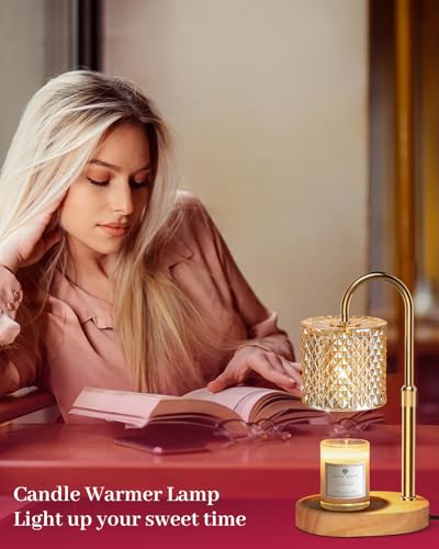 Candle Warmer Lamp with Timer & Adjustable Height for Home Fragrance