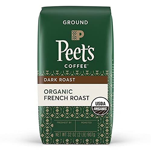 PEET'S Organic Ground French Roast, 32 Oz