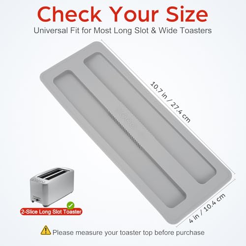 Universal Silicone Toaster Cover - Heat-Resistant Dust Protector for Toasters