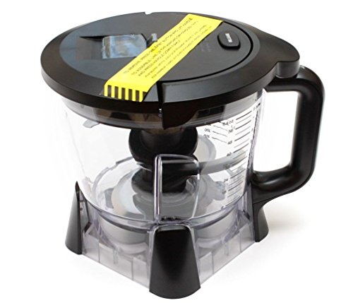 64oz Food Processor Bowl Attachment Kit with Lid and Blade