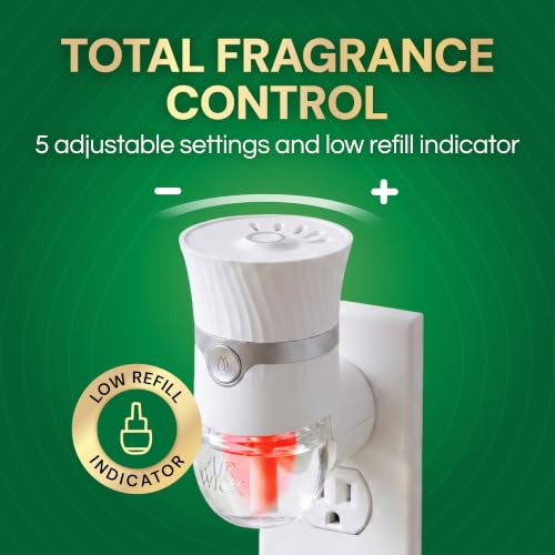 Air Wick Plug-In Scented Oil Diffuser Pack of 2 - Advanced Fragrance Tech, 1 Fl Oz