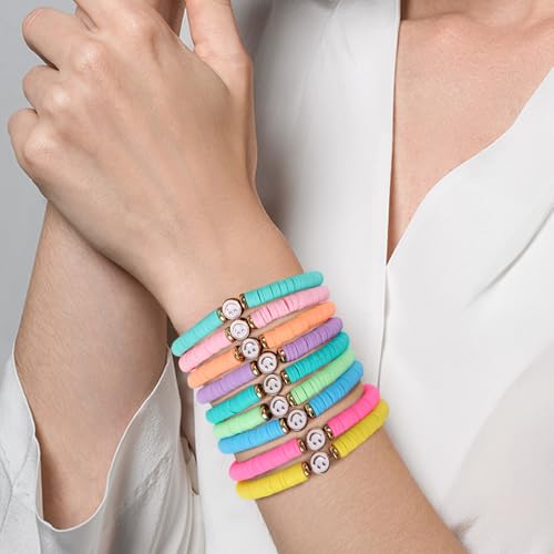 Colorful Preppy Friendship Bracelet Set for Kids Party Favors