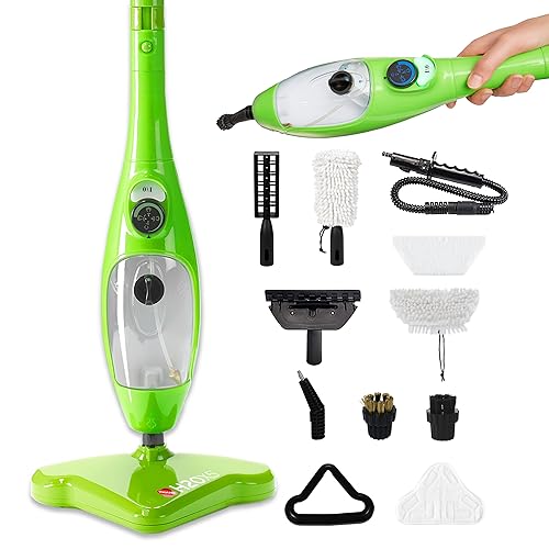 5-in-1 Steam Mop and Handheld Steam Cleaner with Specialty Attachments