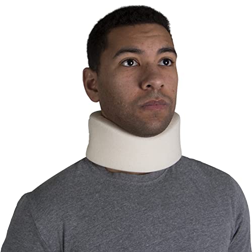 Cervical Collar Neck Support Brace - Soft Foam, Narrow 2.5" Depth, Medium