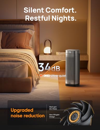 Portable Space Heater for Indoor Use with Remote and Digital Thermostat