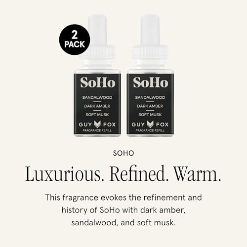 Smart Diffuser Fragrance Refill, SoHo Scent, 2-Pack