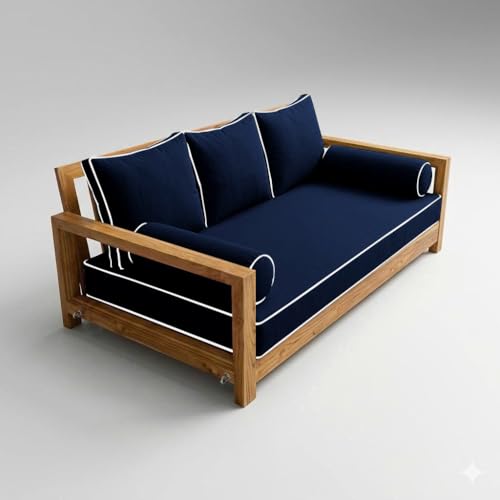 Bolster Cushion Covers for Daybed & Porch Swing - Twin Size