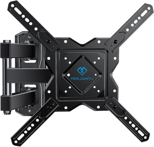 Full Motion TV Wall Mount for 27-60 Inch Flat and Curved TVs