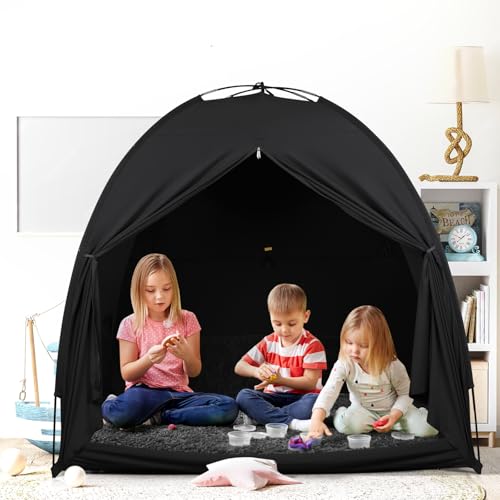 Portable Blackout Playard Tent Cover - 95% Light Blocking Sleep Pod
