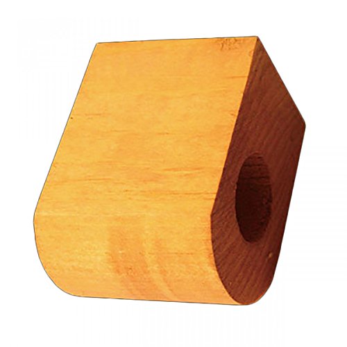 3-Inch Heirloom Pine Curtain Rod Coupler Support for Center Stability