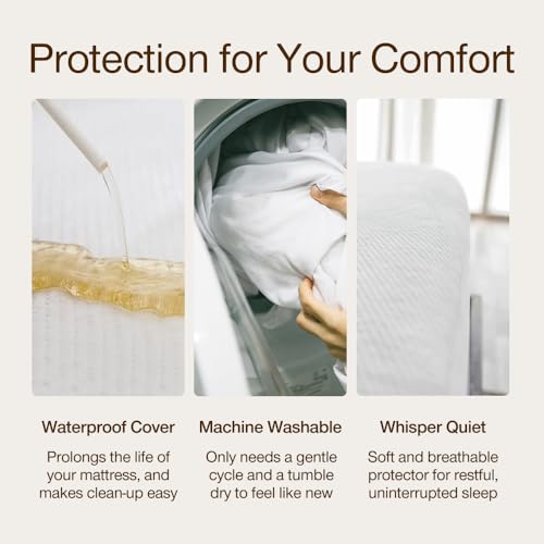 Coop Home Goods Ultra Tech Waterproof Mattress Protector - Queen (18" Deep)