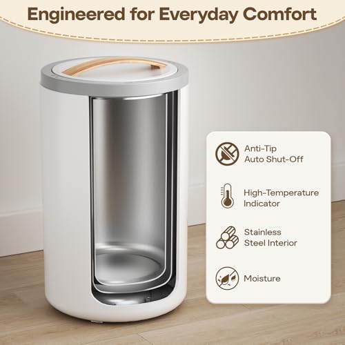 20L Large Towel Warmer Bucket with Timer, Fragrance Discs & Safety Shut-Off