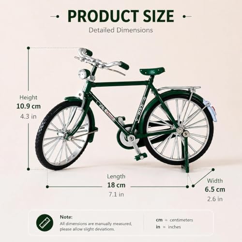 7.1 Inch Miniature Alloy Bicycle Model Metal Bike Desk Decor