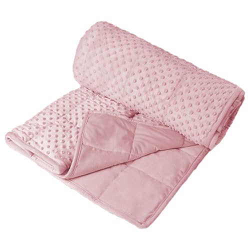 Reversible Velvet Weighted Blanket for All Seasons, 5 lbs, 36" x 48"