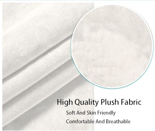 Stretch Polyester Sofa Armrest Covers - Beige, Pair of 2