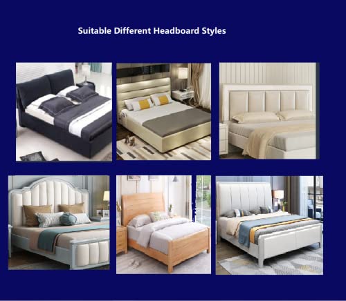 Soft Stretch Bed Headboard Cover - Dustproof Protector for King Size