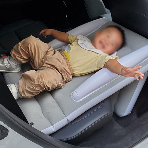 Inflatable Toddler Airplane Bed - Portable Travel Air Mattress for Kids