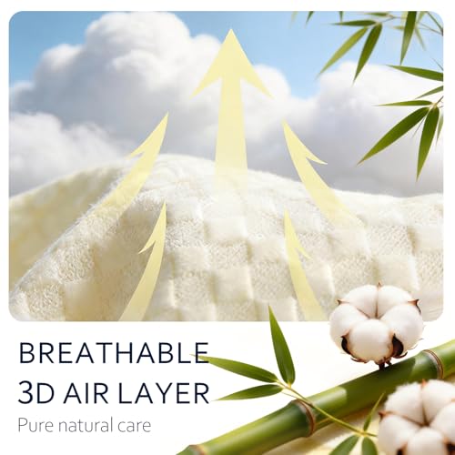 Organic Cotton Waterproof Mattress Protector King Size - 250GSM, Deep Pocket, Noiseless