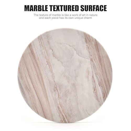 Absorbent Ceramic Drink Coasters Set with Holder - 6 Pack Marble Style