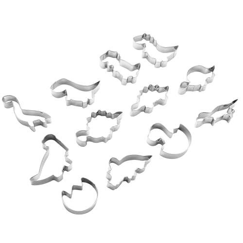 MrCookie Dinosaur Cookie Cutters Set, Mini Stainless Steel – Dinosaur 1