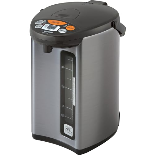 Zojirushi Micom Water Boiler and Warmer 4.2 Quarts / 4L Silver - Digital Temperature Control & Keep Warm