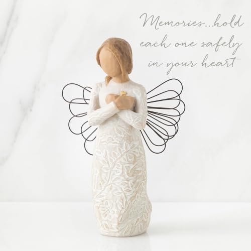 Hand-Painted Angel Remembrance Figurine 5-Inch Sympathy Gift