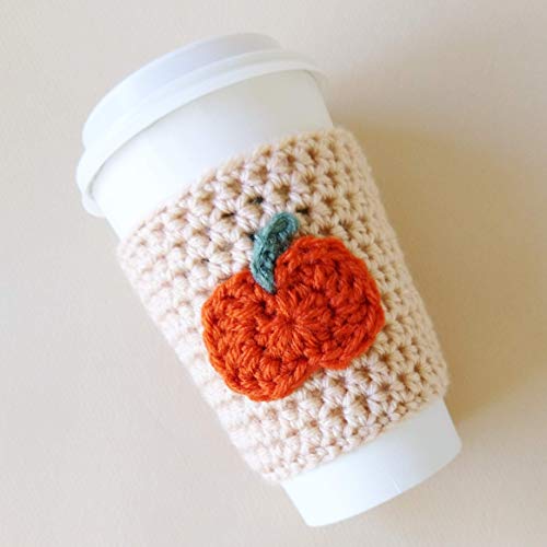 Pumpkin Reusable Coffee Cup Sleeve for 16-20oz To-Go Cups