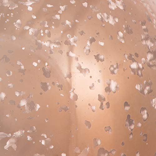 Vickerman 4.75" Christmas Ornament Ball, Rose Gold Shiny Mercury Finish, Shatterproof Plastic, Holiday Christmas Tree Decoration, 4 Pack