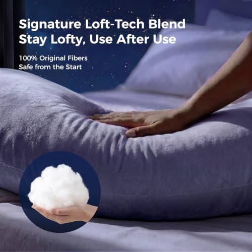 Momcozy U Shaped Pregnancy Pillow - 57 Inch Full Body Maternity Pillow