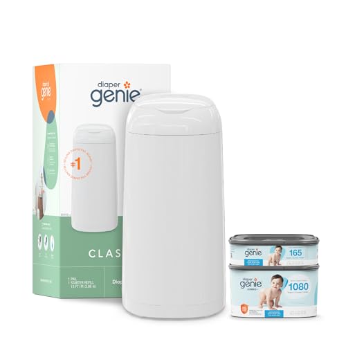 Diaper Pail Gift Set with Odor Control and Refills