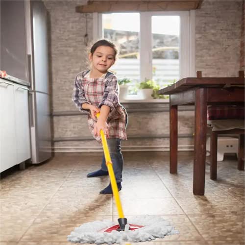 Microfiber Spin Mop Replacement Heads - 4 Pack Washable Triangle Mop Refills